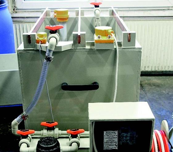 Tank for barrel tests